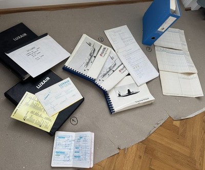 Fokker F27 Friendship Pilot Archive LUXAIR Air UK NLM Manuals Training 1980s