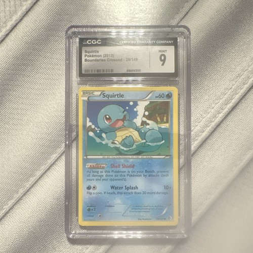 Squirtle graded CGC 9 for sale on eBay