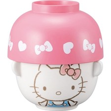 Sanrio Hello Kitty Soup Bowl & Rice Bowl Dinnerware Set (Mini)