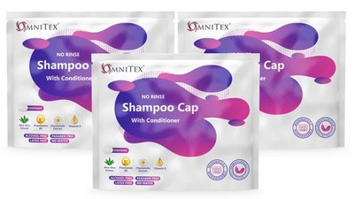 No Rinse Waterless Shampoo Caps - Dreierpack - mit Conditioner und Vitaminen