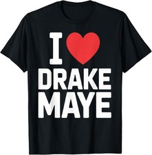 I Love Drake Maye Football Player Fans Heart ...