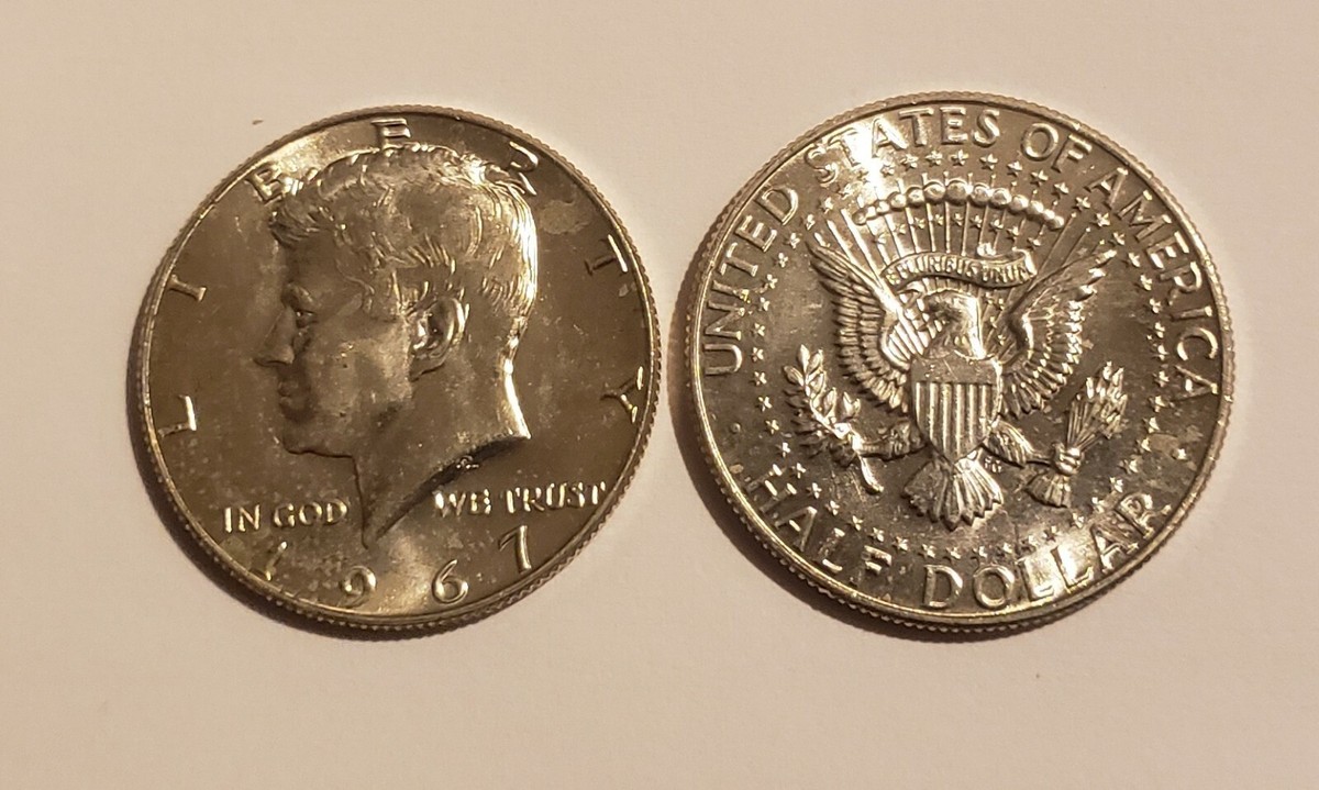 1967 Kennedy Half Dollar Choice Bu not SMS | eBay