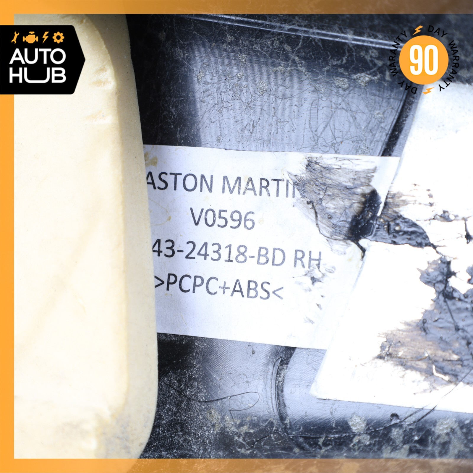 10-19 Aston Martin Rapide Right Passenger Side Upper B-Pillar Cover Trim OEM 11k