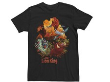 Disney Men's The Lion King Main Cast Poster T-Shirt Tee NWT