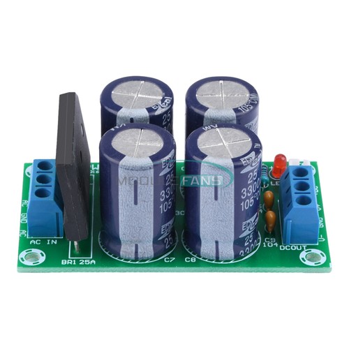 Dual Power Filter Power Amplifier Board Rectifier 25A Flat Bridge Unregulated - Picture 8 of 24
