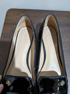 Tory Burch Black Patent Leather Strap Loafers Classic Lug Loafer: Women main image 3