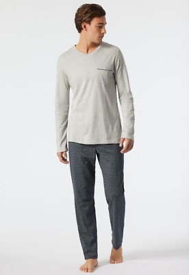 Pigiama Lungo Pigiami Schiesser Schiesser Pigiama Uomo Lungo 100