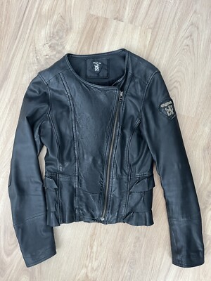 Tigha Lederjacke Biker Jacke Gr. S
