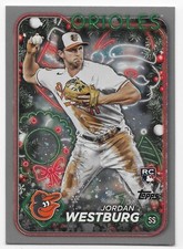 2024 Topps Holiday JORDAN WESTBURG Mega Box Rookie SILVER GLITTER #H29