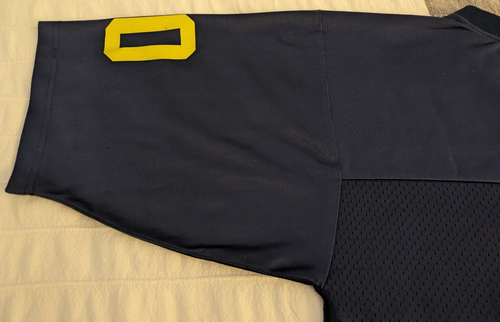 MAILLOT VINTAGE TOM BRADY MICHIGAN WOLVERINES #10 M moyen Nike homme Patriots 12 - Photo 22/24