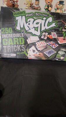 Marvin's Mind-Blowing MAGIC 250 Card Tricks Set Professional Magic For 8+ VGC