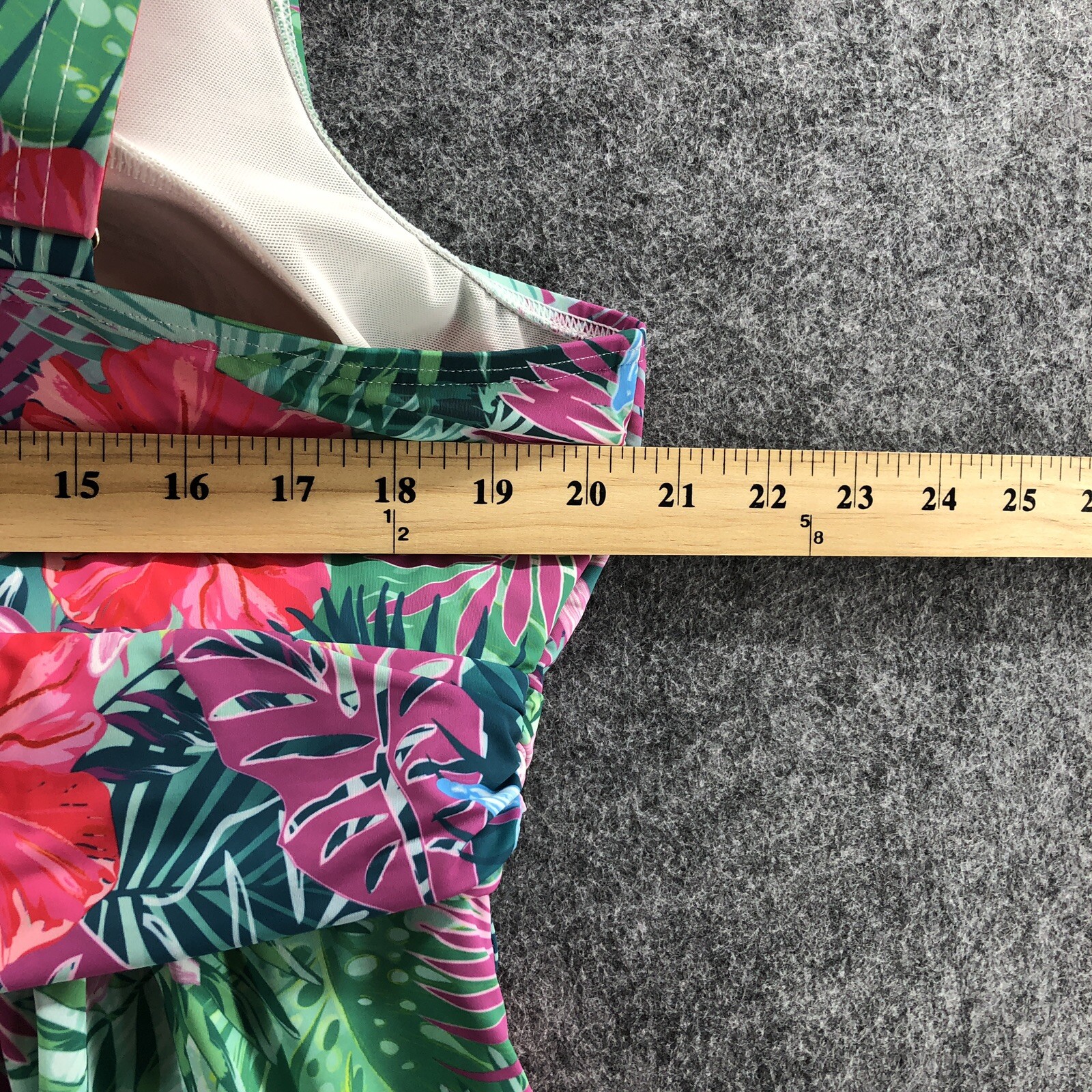 Swimsuits for All One Piece 24 Padded Swim Dress Flor… Gem