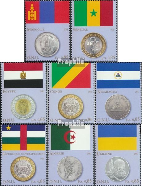 UN - Geneva 743-750 (complete issue) unmounted mint / never hinged 2011 Flags an