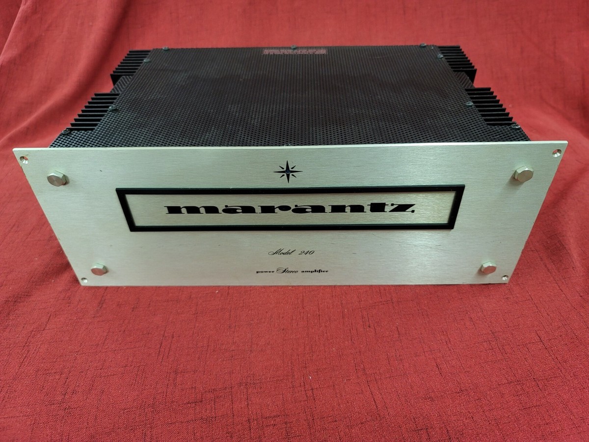 Marantz Model 240 Power Stereo Amplifier Tested To Factory Marantz Model 240 Power Stereo Amplifier Tested To Factory