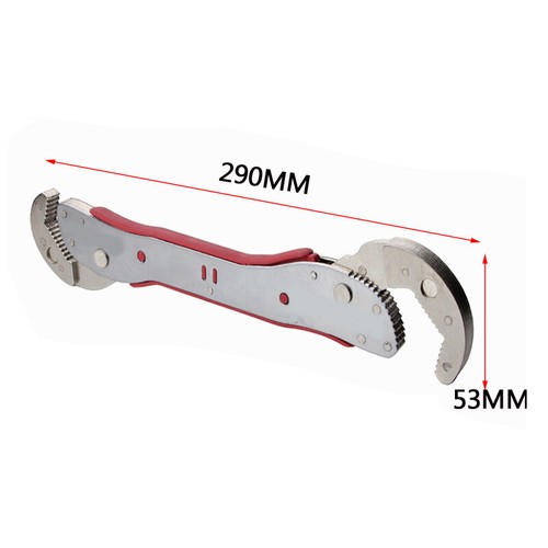 Steel Multi-function Wrench Fast Pipe Pliers Dual-use Open Adjustable Wrench Kit - Picture 2 of 12