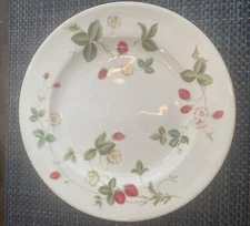 6 christopher stuart Y0202 melody hill salad plates never used 8 3/8"