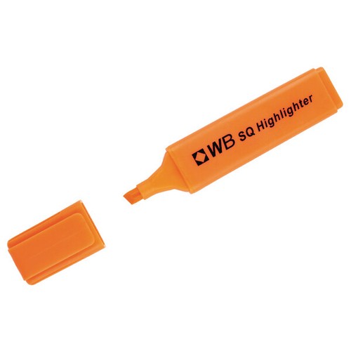 Pack of 4 6 10 20 Orange Highlighter Pens Fluorescent Bright Colour Markers Pen