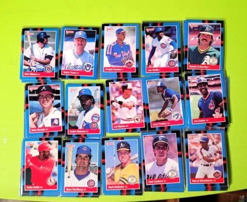 (83) LOT OZZIE, SANDBERG,McGWIRE,CANSECO,RIPKEN, FIELDER,YOUNT.++ 1988 DONRUSS