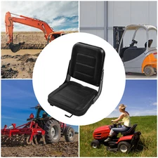 Universal Seat Lawn Mower Seat Tractor Suspension Seat Forklift Backrest Seat US