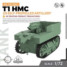 MRY-SFW SS72807 1/72 25mm Military Model Kit US T1 HMC Self-propelled Artillery