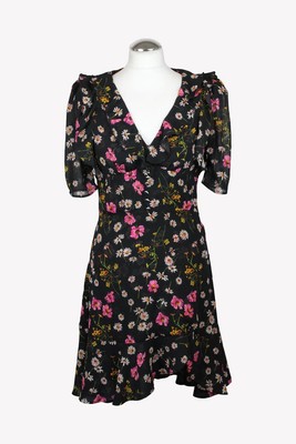 The Kooples Damen Kleid Gr. 32 (1) Mehrfarbig Kleid Minikleid Dress