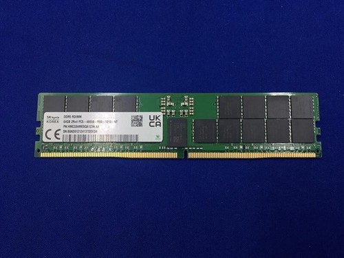 HMCG94MEBQA123N SK HYNIX 64GB 2RX4 PC5-4800B DDR5 RDIMM SERVER MEMORY - Picture 6 of 6