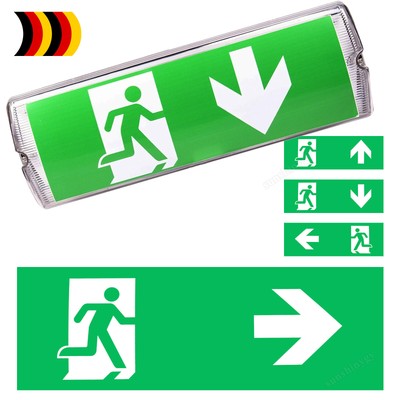 LED Notlicht Notbeleuchtung Exit Notausgang Notausgang Fluchtweg LED Beleuchtung