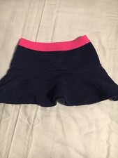 Baby Girl's Cat And Jack Skirt Dark Blue W/Pink Size 12 M