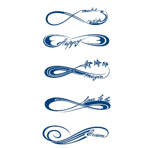 Semi Permanent Temporary Tattoos Womens Mens Waterproof Tattoo Long Lasting UK - Picture 116 of 173