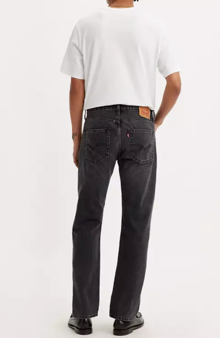 Levi's Men’s 501 Jeans Original Straight Fit Denim Pants 32x32 Black Wash NEW thumbnail 3