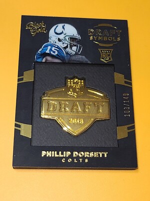 COLTS PHILLIP DORSETT 2015 PANINI BLACK GOLD DRAFT SYMBOLS #DRFT-19 103/149