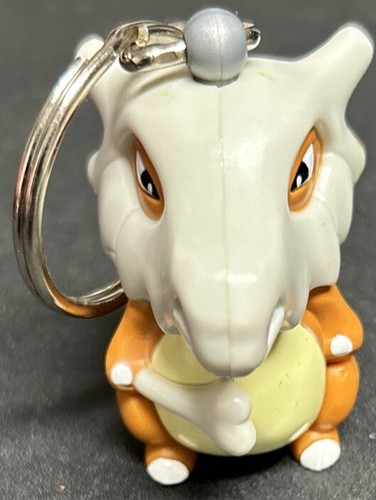 Cubone Dinosaur Burger King Nintendo Pokemon Keychain Key Ring Figure 1999 Used - Picture 4 of 7