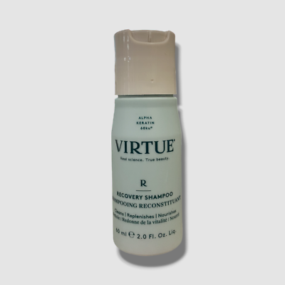 Virtue Recovery Shampoo 60 Ml – Mit Alpha Keratin 60ku Für Geschädigtes Haar, Feuchtigkeitsspendend & Reparierend