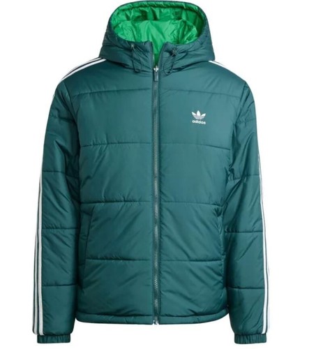 NEW MENS ADIDAS ORIGINALS 3 STRIPES REVERSIBLE PADDED JACKET ~SIZE MEDIUM JD9072 - Picture 3 of 9