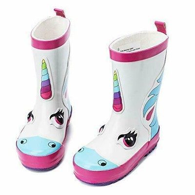 unicorn rubber boots