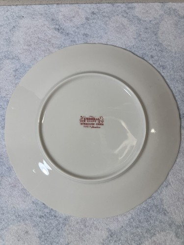 Federal Shape Syracuse Rosemoor Cream Soup Bowl + Saucer (multiple available) - Picture 5 of 12