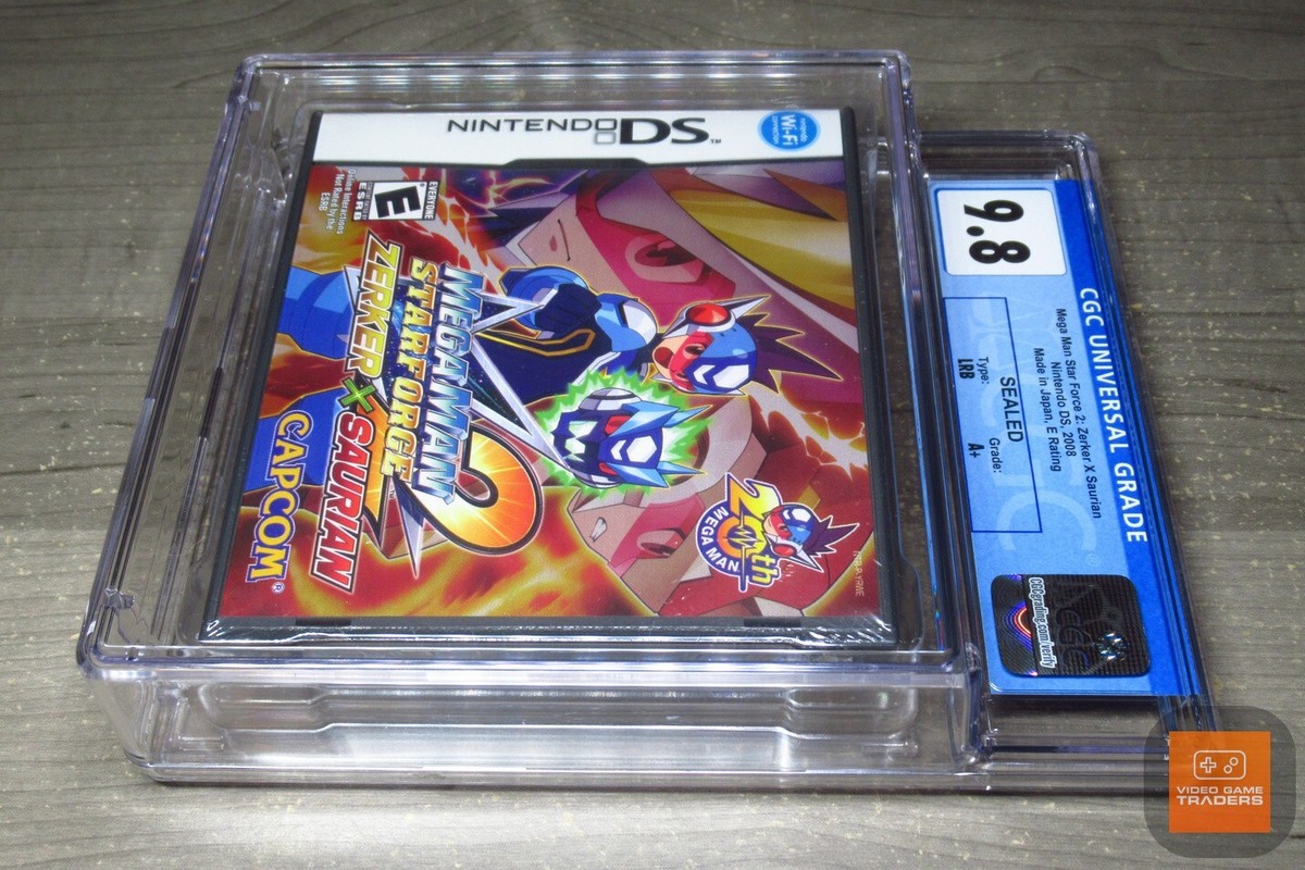 CGC 9.8 A+ - Mega Man Star Force 2: Zerker X Saurian Nintendo DS