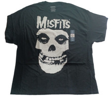 Nwt Misfits Skull Black 3X XXXL 54/56 , Graphic T-shirt 100 Cotton