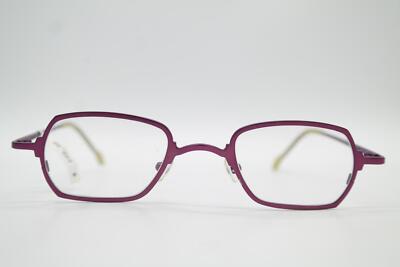 Vintage L.A. Eyeworks WARP 503 Violett Titanium Eckig Brille Brillengestell NOS