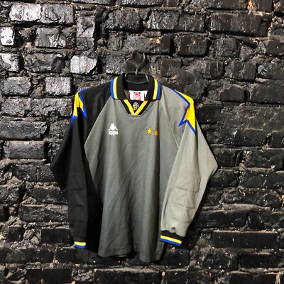 JUVENTUS Kappa シャツ 黒・グレー Juventus Jersey Goalkeeper football shirt 1994 - 1995 Kappa Maglia