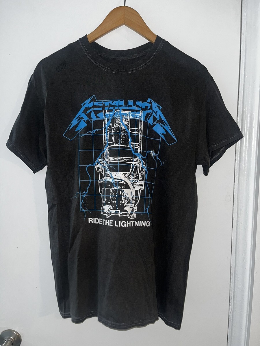 Metallica “Ride The Lightning” Men's Rock Band T-Shirt Size Small