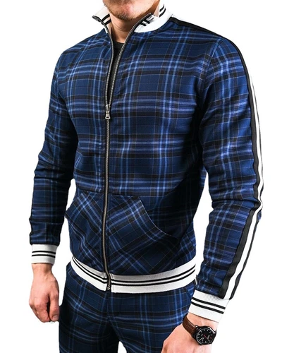 Conjunto de 2 piezas de chándal para hombre chándal hip hop pantalones chaqueta sudadera conjunto sudadera - Imagen 9 de 28