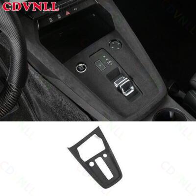 For Audi A3 S3 RS3 22-2024 Gray Alcantara Central Console Gear Shift Frame Panel