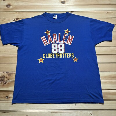 Vintage 1988 Harlem Globetrotters World Tour NBA Basketball USA Size XL 80s