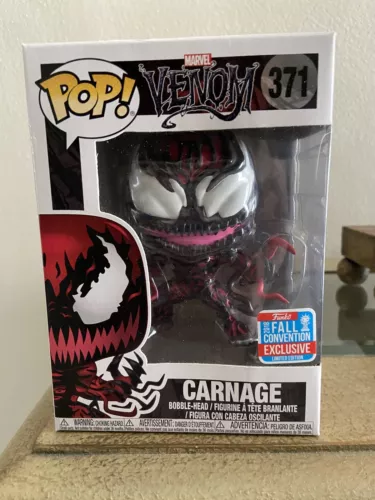 Funko Pop! Marvel Venom #371 Carnage 2018 Fall Convention Exclusive