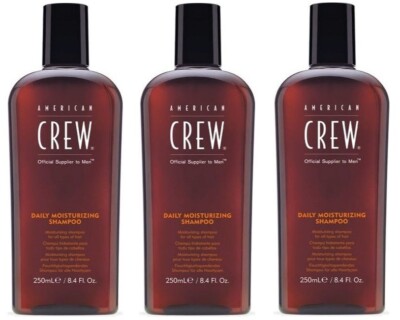 American Crew Daily Moisturizing Shampoo 8.4oz (Pack of 3)