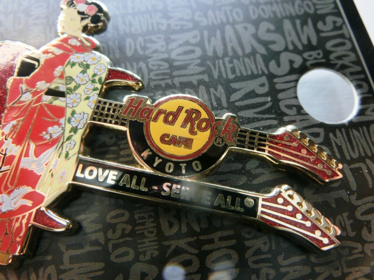 HARD ROCK CAFE - KYOTO Japan PIN'S City Guiter PIN MAIKO | eBay
