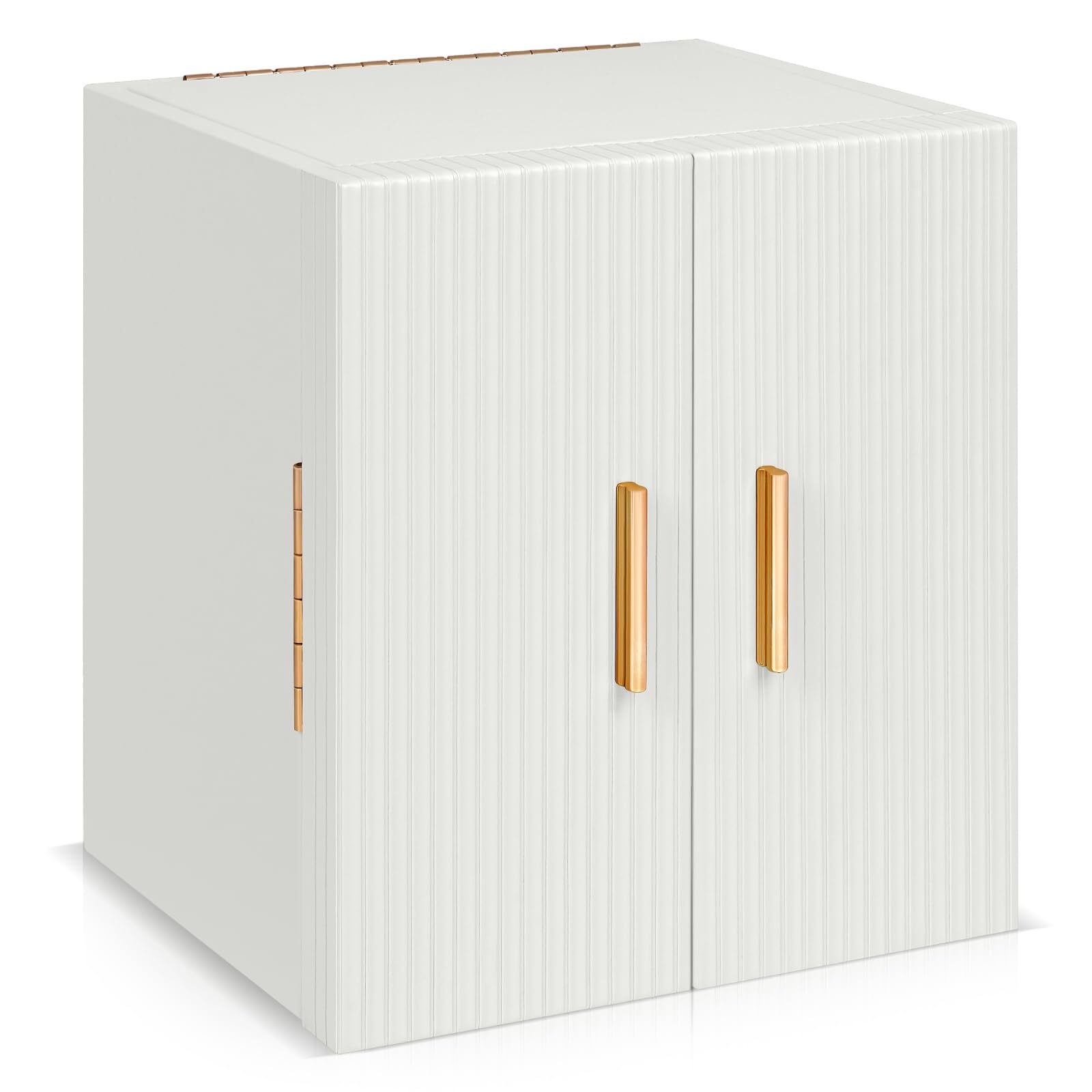 Large Jewelry Box for Women, Jewelry Holder Organizer Box with 3 Drawers, 4-T...