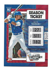 /199 Ruby Wave Prizm 2022 Panini Chronicles Contenders Optic RC #2 Seiya Suzuki