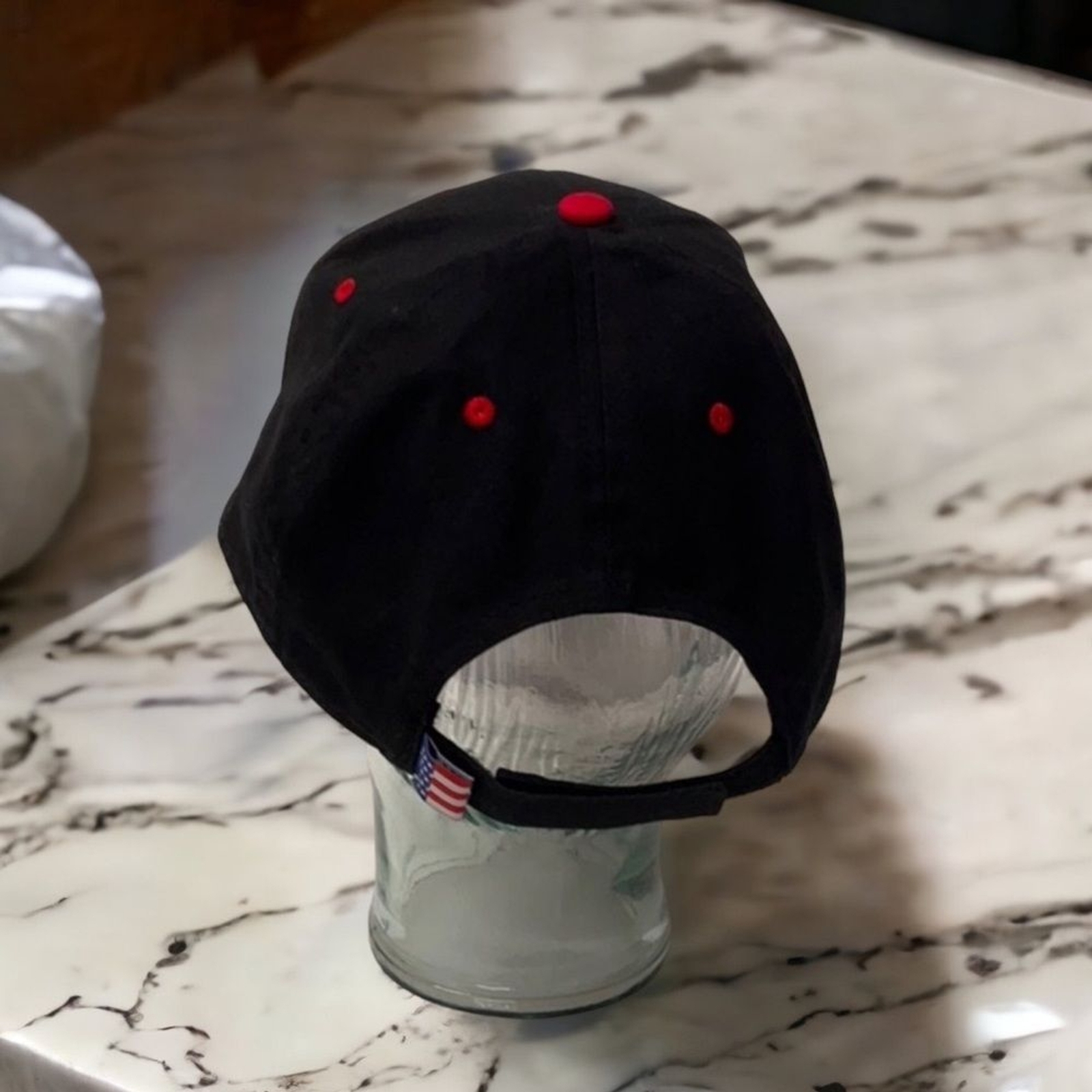 OTTO Hat Adjustable Baseball Cap Flames Flags Sta… - image 5